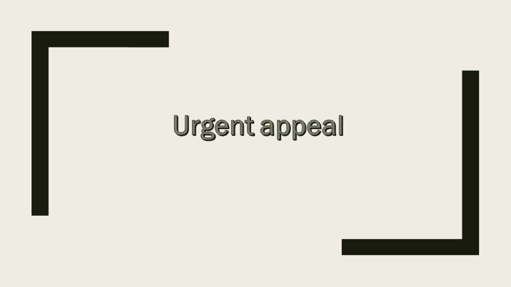 Urgent appeal, help Sudanese people – Wafaa Campaign